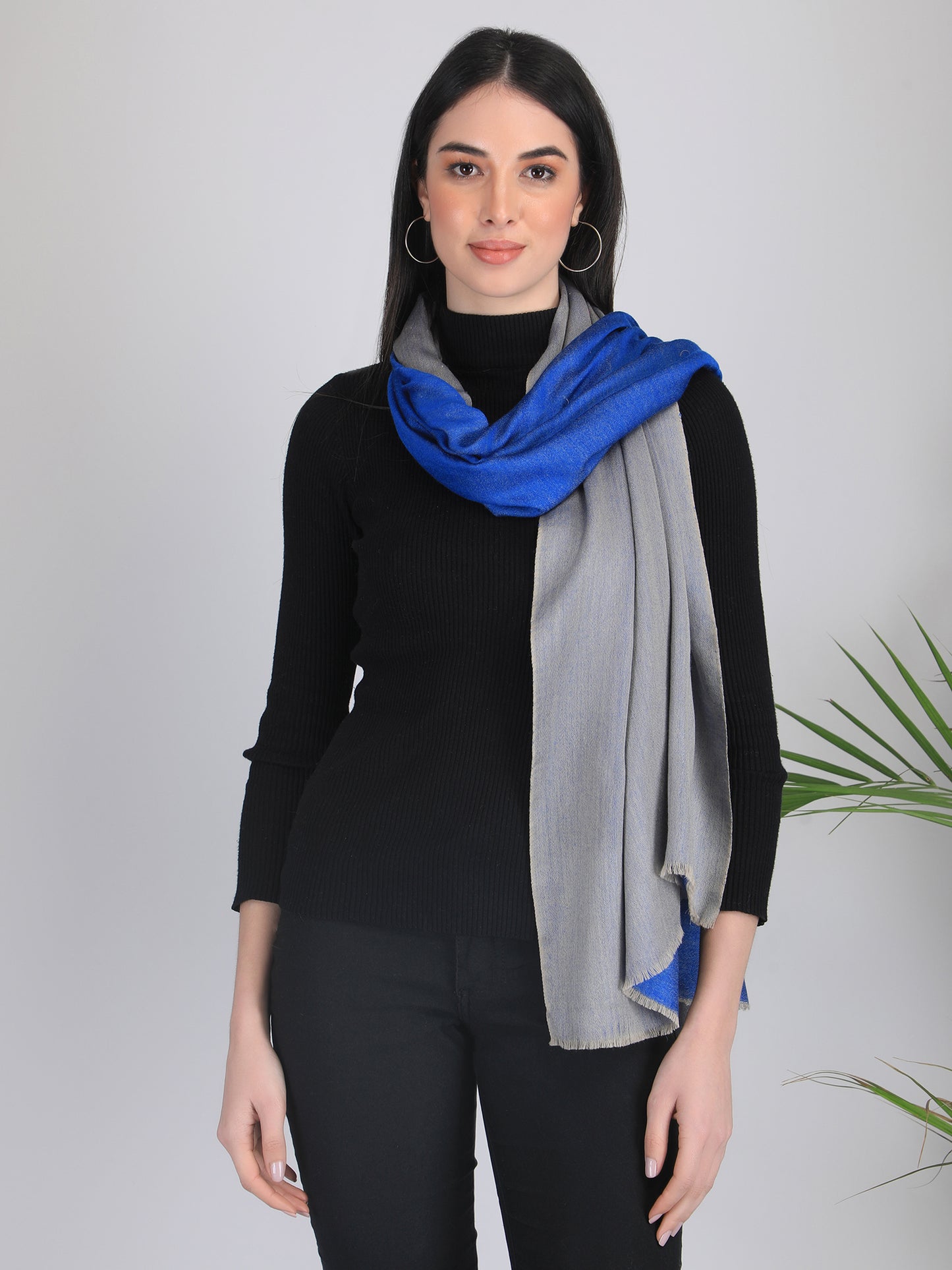 Kaashi Reversible Cashmere Scarf