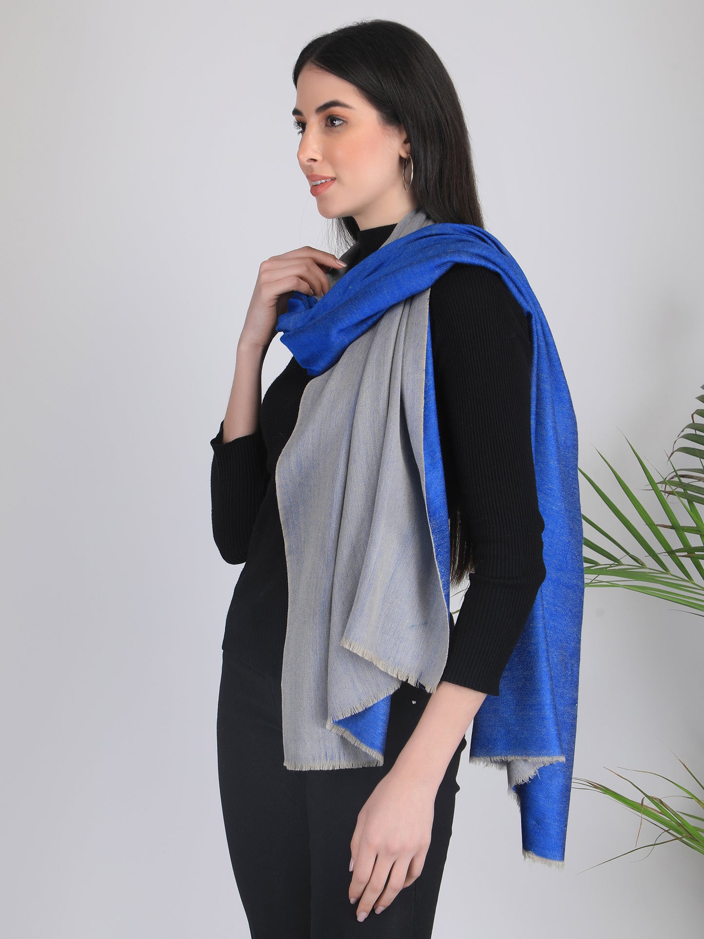 Kaashi Reversible Cashmere Scarf