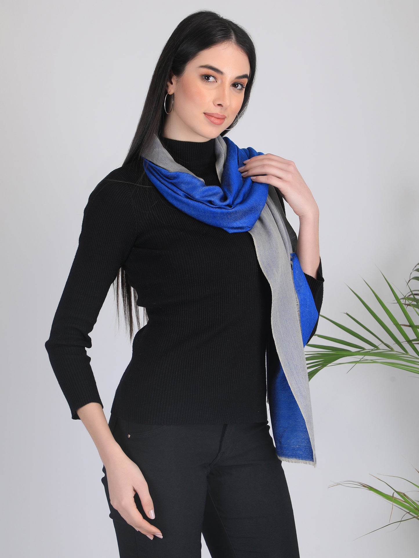 Kaashi Reversible Cashmere Scarf