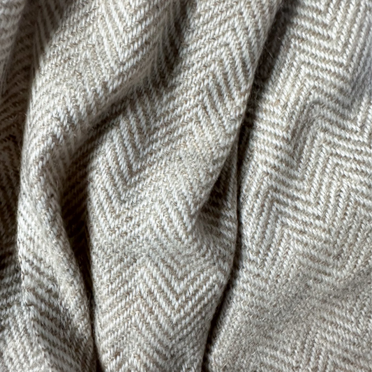 Vanya Herringbone Cashmere Scarf (UNISEX)