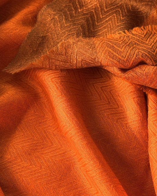 Lavanya Chevron Cashmere Scarf