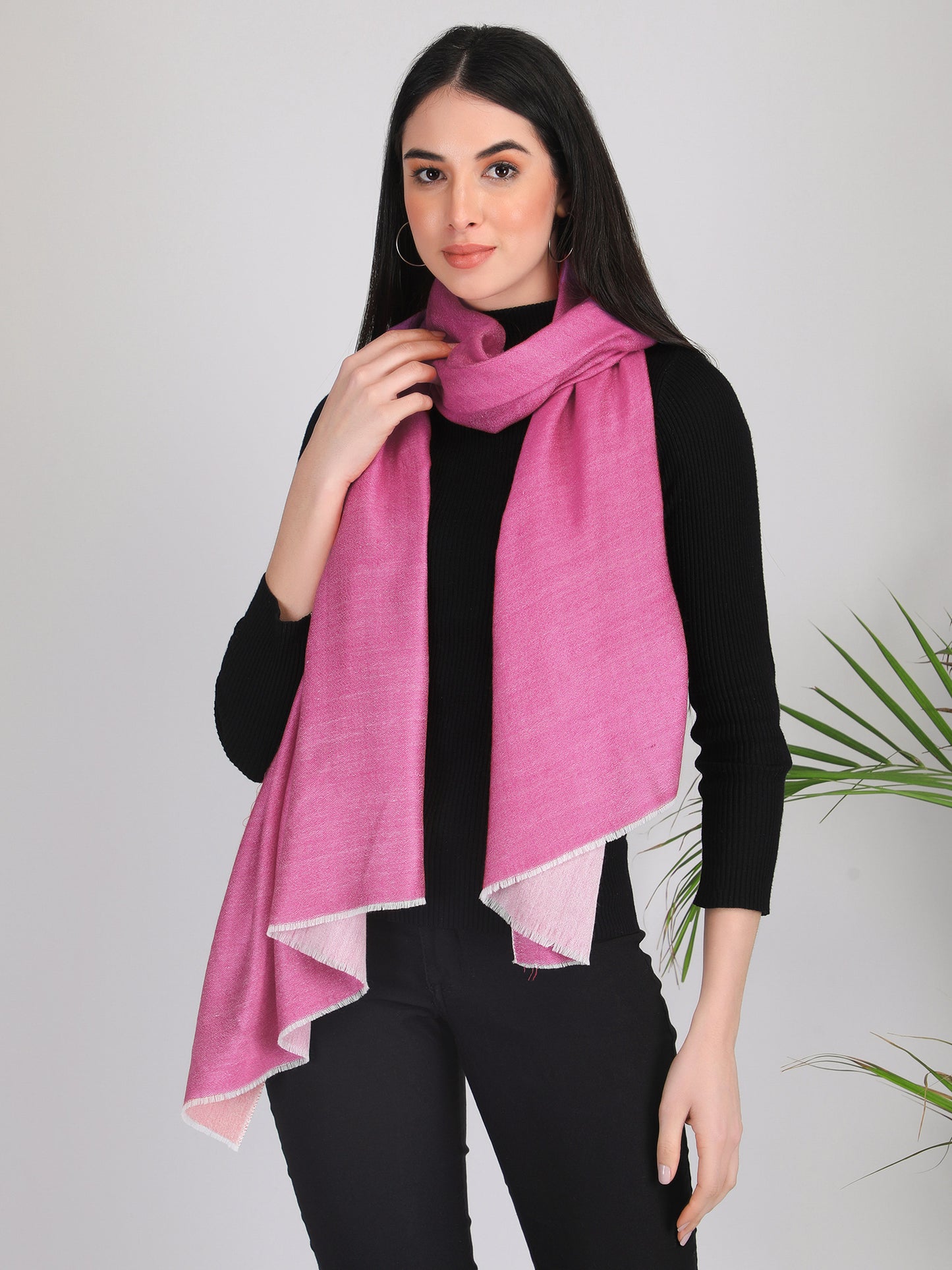 Leela Reversible Cashmere scarf