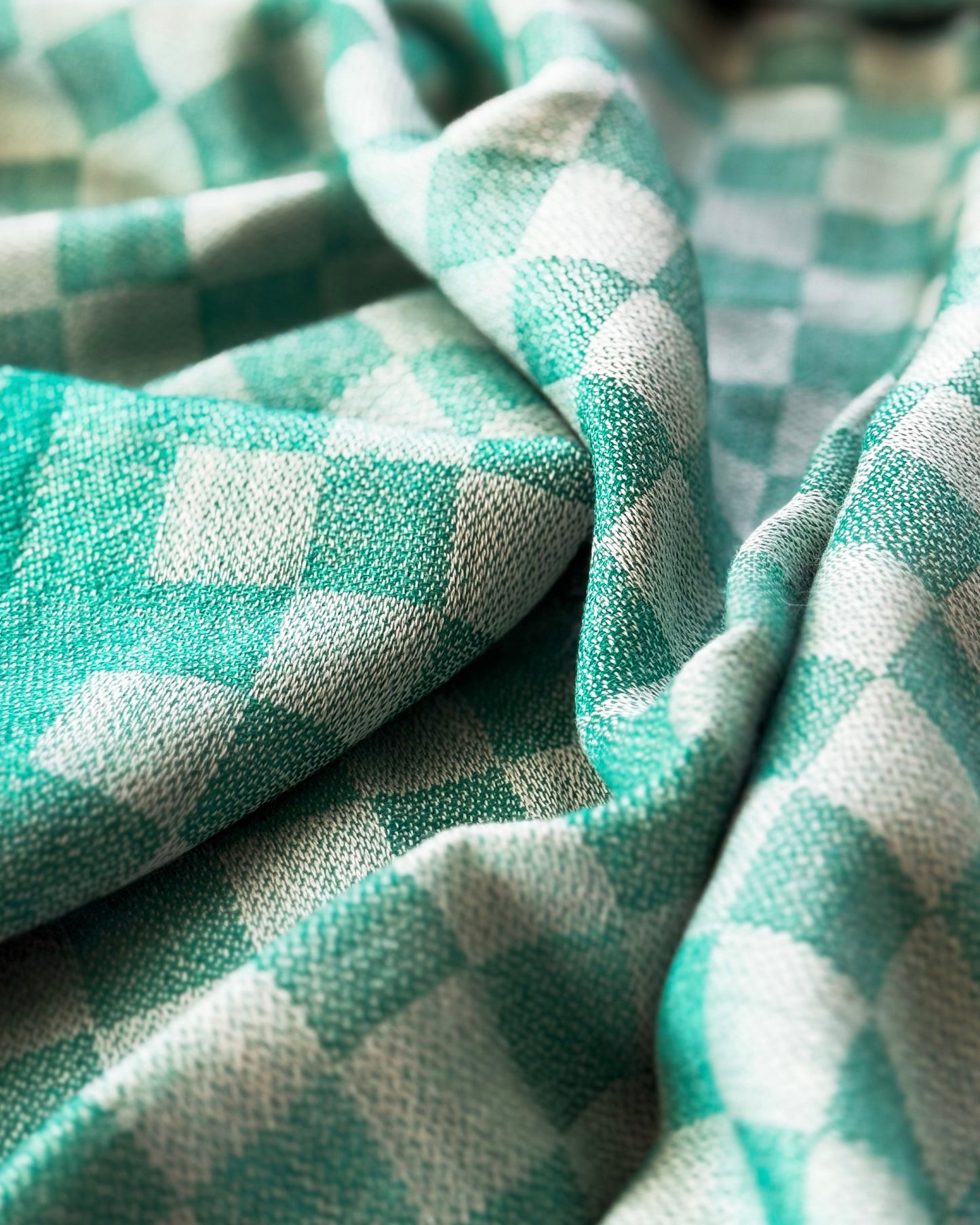 Ananya Checkered Cashmere Scarf