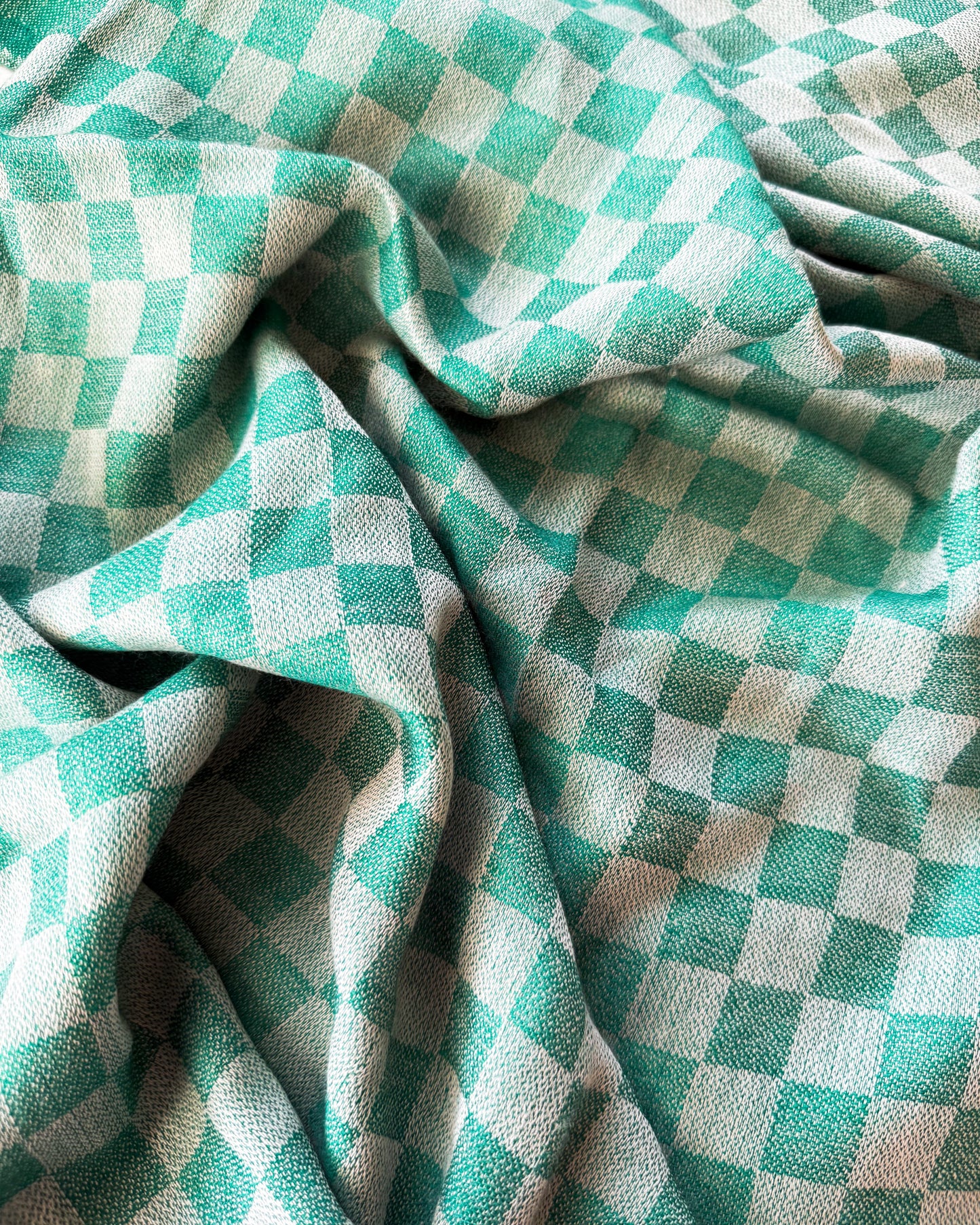 Ananya Checkered Cashmere Scarf