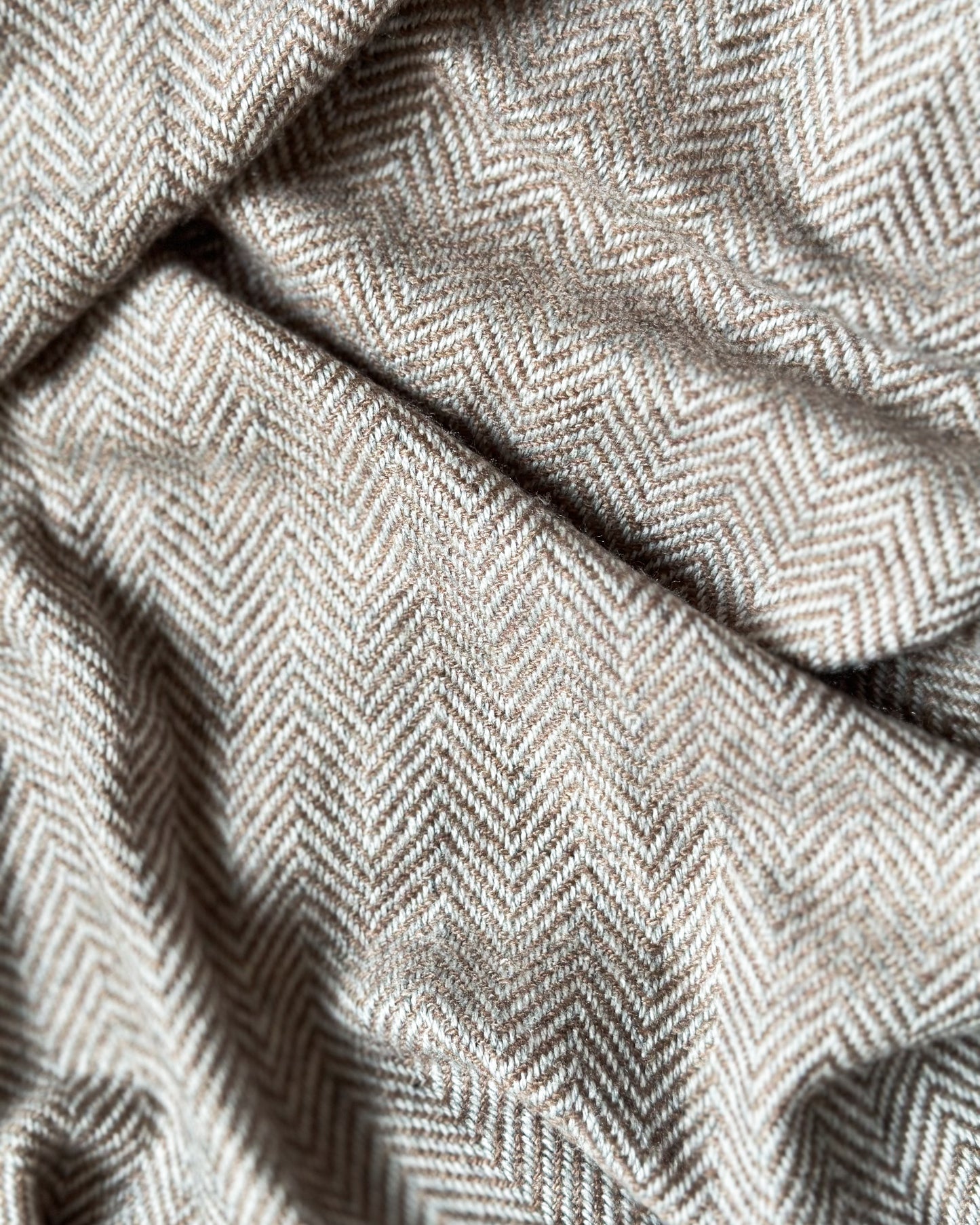 Maya Herringbone Cashmere Scarf